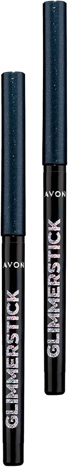 Avon Glimmersticks Pırıltılı Asansörlü Suya Dayanıklı Göz Kalemi Black Ice 2'li Set