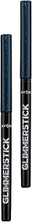 Avon Glimmersticks Pırıltılı Asansörlü Suya Dayanıklı Göz Kalemi Black Ice 2'li Set