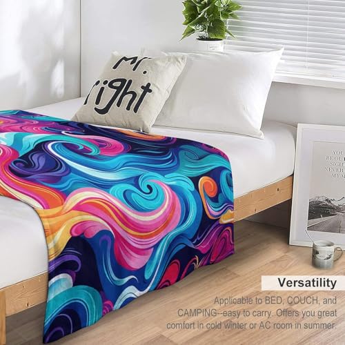 Couverture légère flanelle thermorégulatrice micro polaire lit