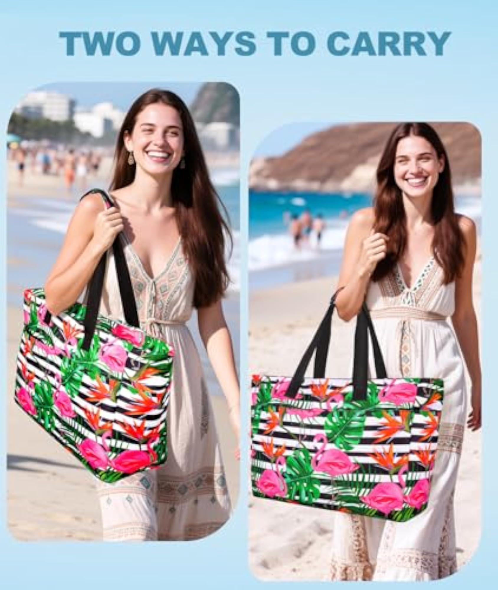 Extra Large Beach Bag for Weekend Getaways