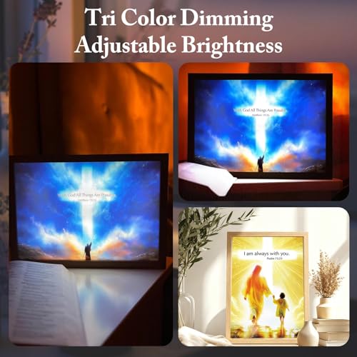 Image of Jesus Night Light, Christian Gifts with All Things are Possible with God