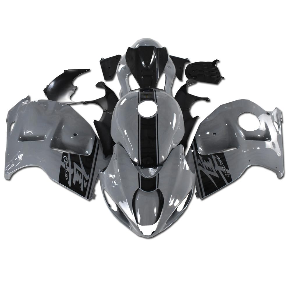 MC Gray Black Fairing Fit for Suzuki 1998-2007 Gen1 Hayabusa GSXR 1300 GSX-R1300 Injectio…