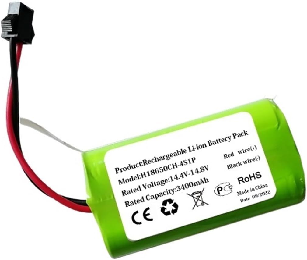 14.4V 3400mAh/2800mAh Li-ion Battery Pack Compatible for GUTREND Sense 410 Fusion 150 Compatible for Genio Deluxe 480 Robot Vacuum Cleaner (Color : 2800mAh)