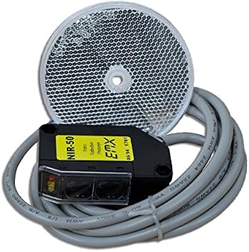 EMX NIR Retro-Reflective Photo Eye with 3 inch Reflector
