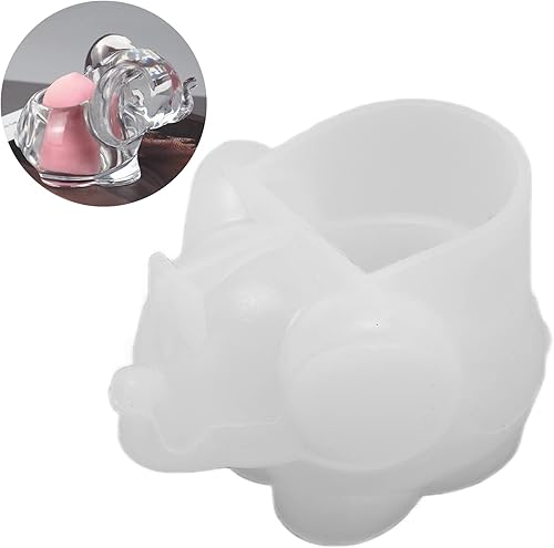 Miniatura 7 de Molde de silicona para macetas de elefante, molde de fundición de resina, molde de hormigón, maceta de cemento, moldes de arcilla, manualidades,