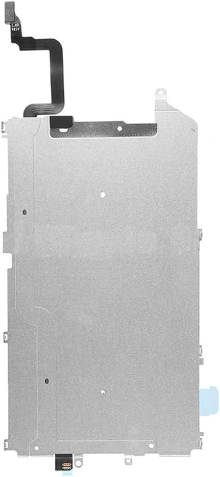 MMOBIEL LCD Metal Back Plate for iPhone 6 Plus with Heat Shield Incl Pre-Installed Homebutton Extend Connection Flex Part incl 6 x Screws and 2 x Screwdrivers