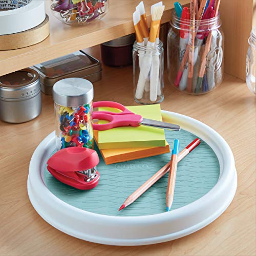 Copco 9 Inch Lazy Susan, 9-Inch, White/Aqua,5234750 #TOP4