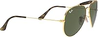 Vista 10 de Ray-Ban Rb3029 Outdoorsman Ii Aviator Gafas de sol Oro/G-15 Verde