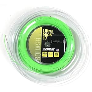 ASHAWAY UltraNick 17 Squashschnur, 110 m Spule