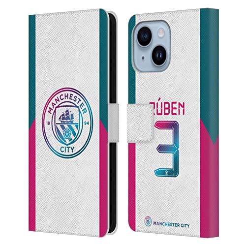 Étui Portefeuille Manchester City iPhone 14 Plus Housse Cuir Rúben Dias