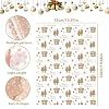 Larcenciel Christmas Tissue Paper for Gift Bags, Rose Gold Holiday Gift Wrapping Tissue, Metallic Snowflake Deer Santa Tree Design Perfect for Xmas Packaging Supplies Stuffing Craft. 60 Sheets 20x14in #1