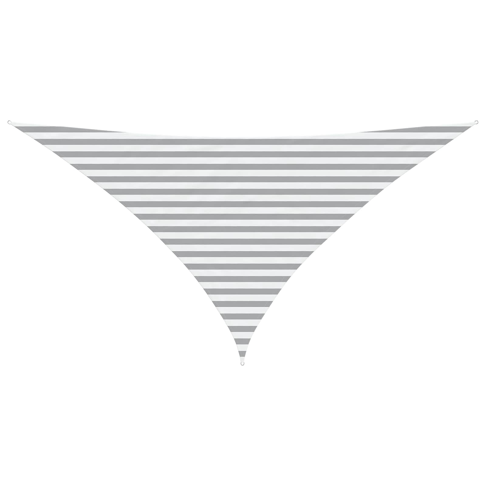 Voile d'ombrage triangulaire en polyester pour créer un coin d'ombre frais sur votre terrasse