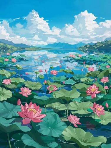 Cuadros para pintar por numeros kit loto 100x130cm para decorar tu salon con arte zen DIY