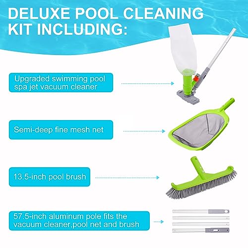 La Mejor comparativa de Kit limpieza de piscinas automático disponible en línea para comprar. 38 Imagen adicional