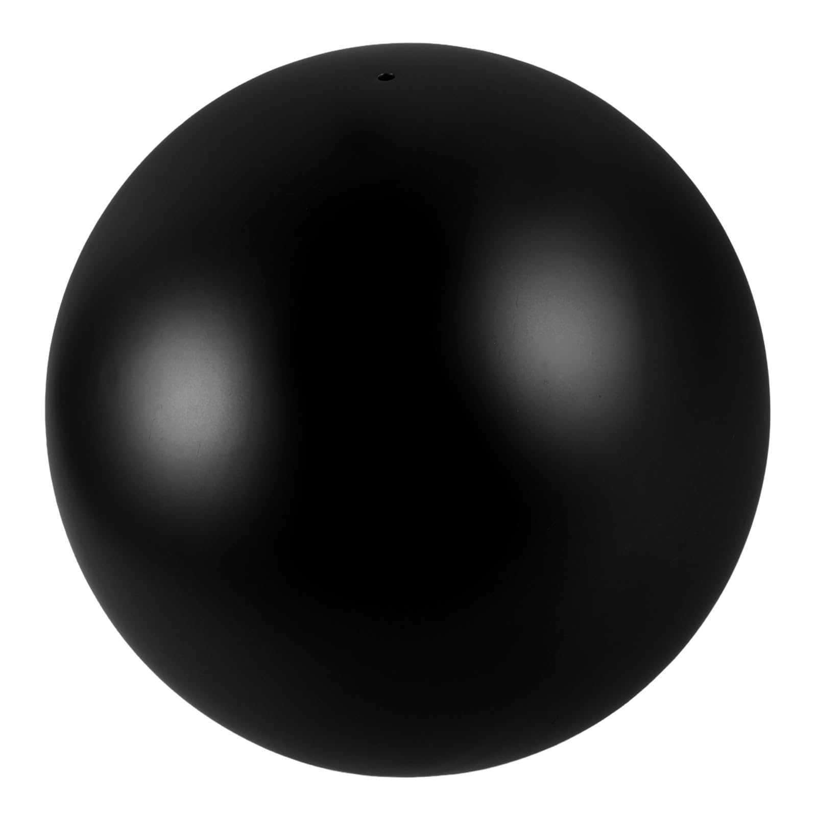 Boule de jardin miroir noir mat 20 cm, l'accessoire déco anti-reflets éblouissants