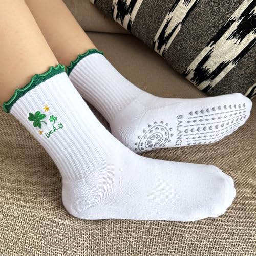 Image of Grip Non-slip Cute Pilates Socks for Yoga,Barre,Reformers US Shoe Sizes 5-11