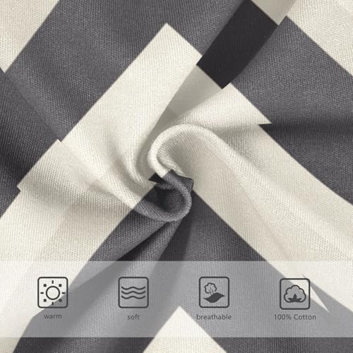 KLL Black and White Stripes Toddler Boy Soft Nighttime Underwear Breathable Children Undies3