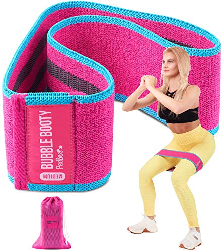 Booty Bands for Women Fabric Resistance Bands for Women Butt and Legs Workout Bands Leg Bands for Working Out Squat Bands Exercise Bands Glute Bands Non Slip Squat Bands (Unicorn Pink)