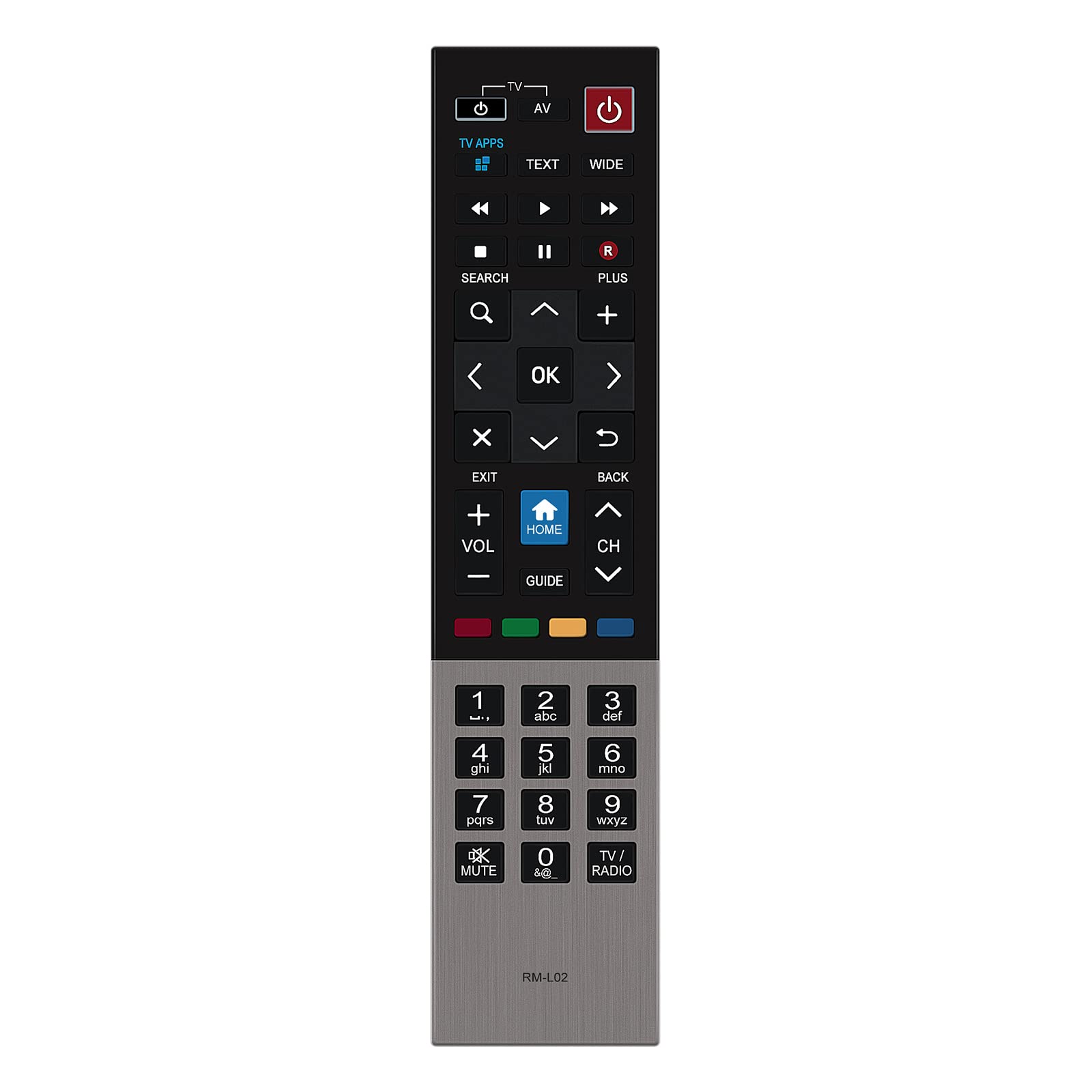VINABTY Telecomando Ricambio RM-L02 / RML02 Compatibile Con Humax HGS1000S, HMS1000S, HMS1000T E ICord Pro NEO – Nessuna Programmazione - 2