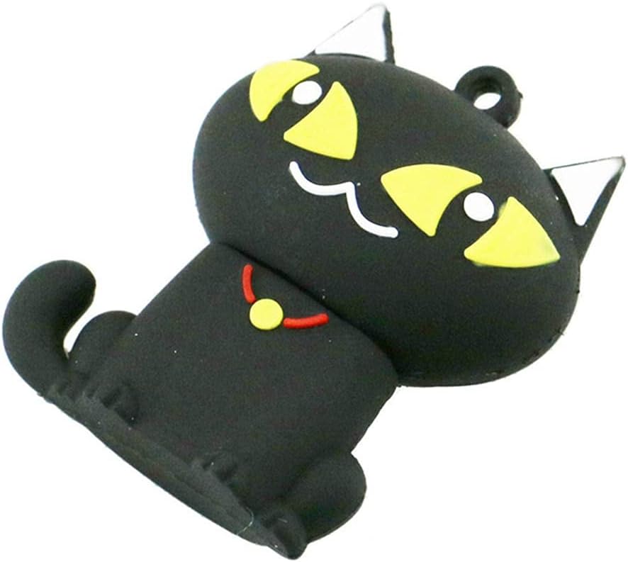 64GB Cat Shape USB Flash Drives Pen Drive Memoria Flash Stick PenDrives USB Flash Disk Thumb Drive U Disk USB Drive USB (Black)