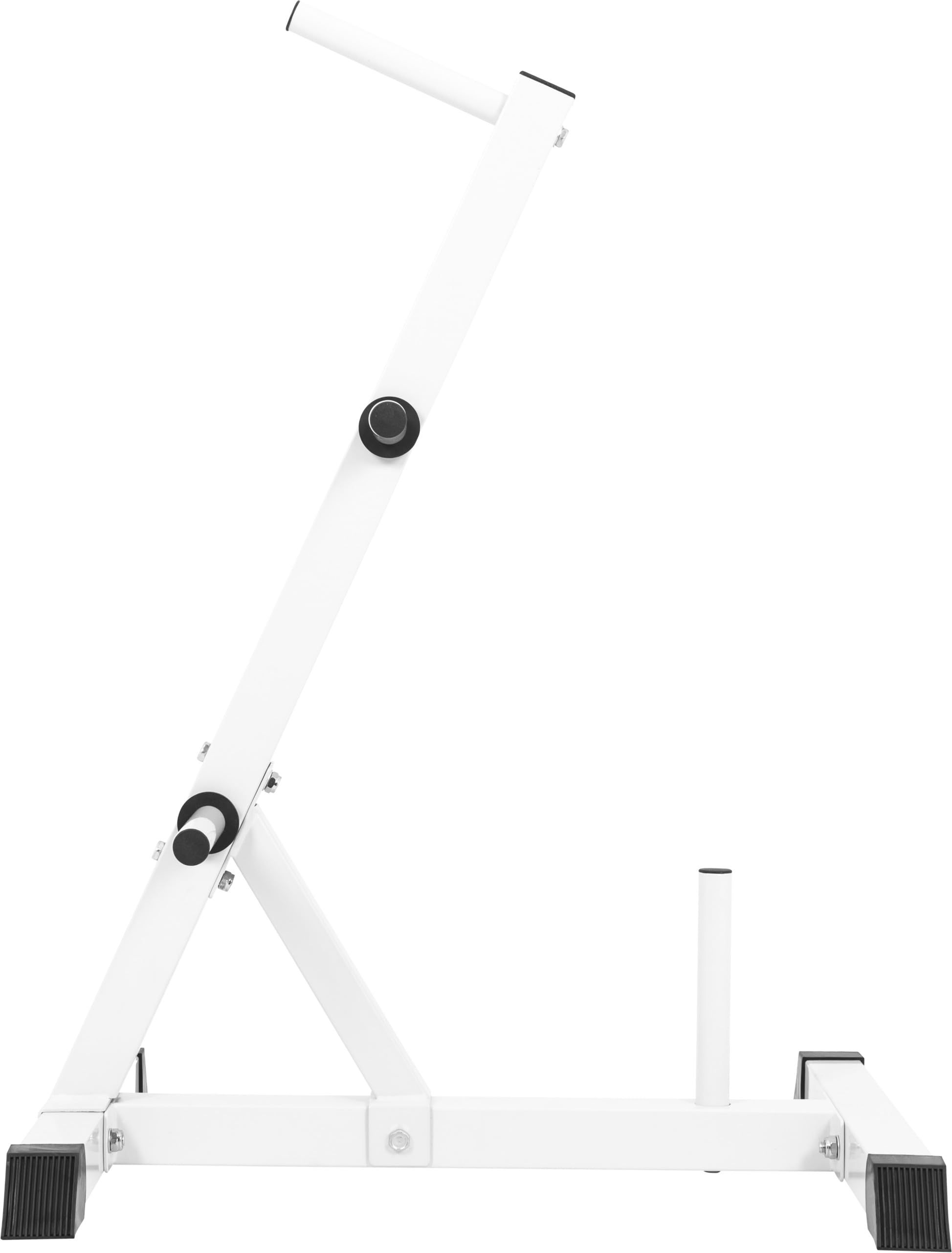 GORILLA SPORTS® Porta Pesi - 6 Aste, con/senza Dischi Set 77,5kg, Ø 30 mm, Carico Massimo 200 kg, Acciaio, Nero o Bianco - Rastrelliera Pesi, Supporto per Piastre, Albero, Rack, Fitness, per Palestra