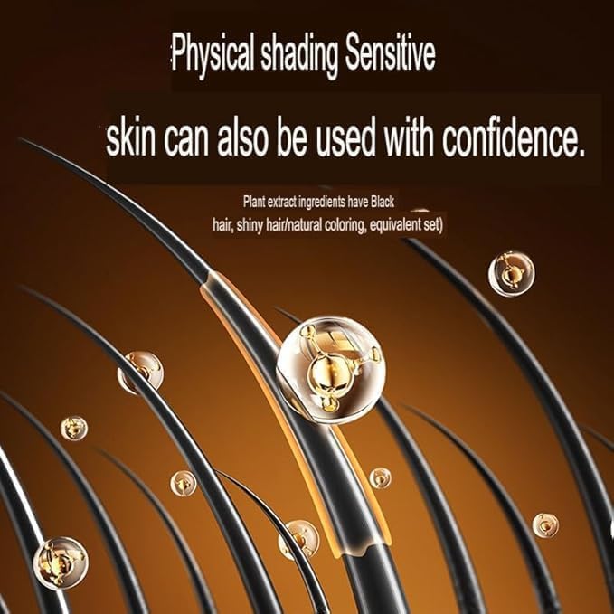 Image of Hair Color Pen with Comb Applicator for Hair Root Touch Up, Easy Application Coloring Pen for Grey Hair & Hairline, Portable Hair Styling Color Tool