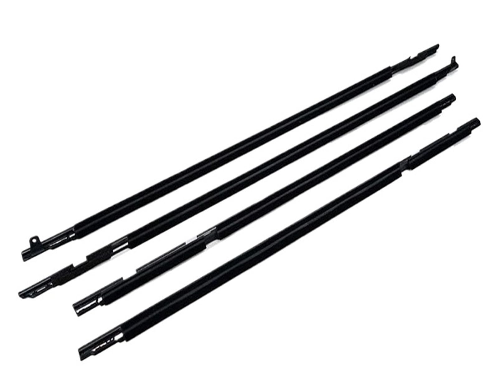 4Pcs Window Moulding Trim for LC80 FZJ80 1990-1998 for LX450 1990-1998 Weatherstrip Seal 75710-60021(Chrome)