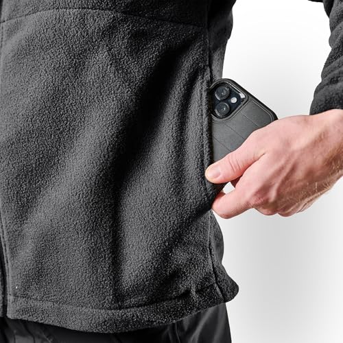 Image of Tru-Spec Men's Polar Fleece Jacket - Warm & Lightweight Outerwear for Outdoor Adventures, Versatile Casual Coat