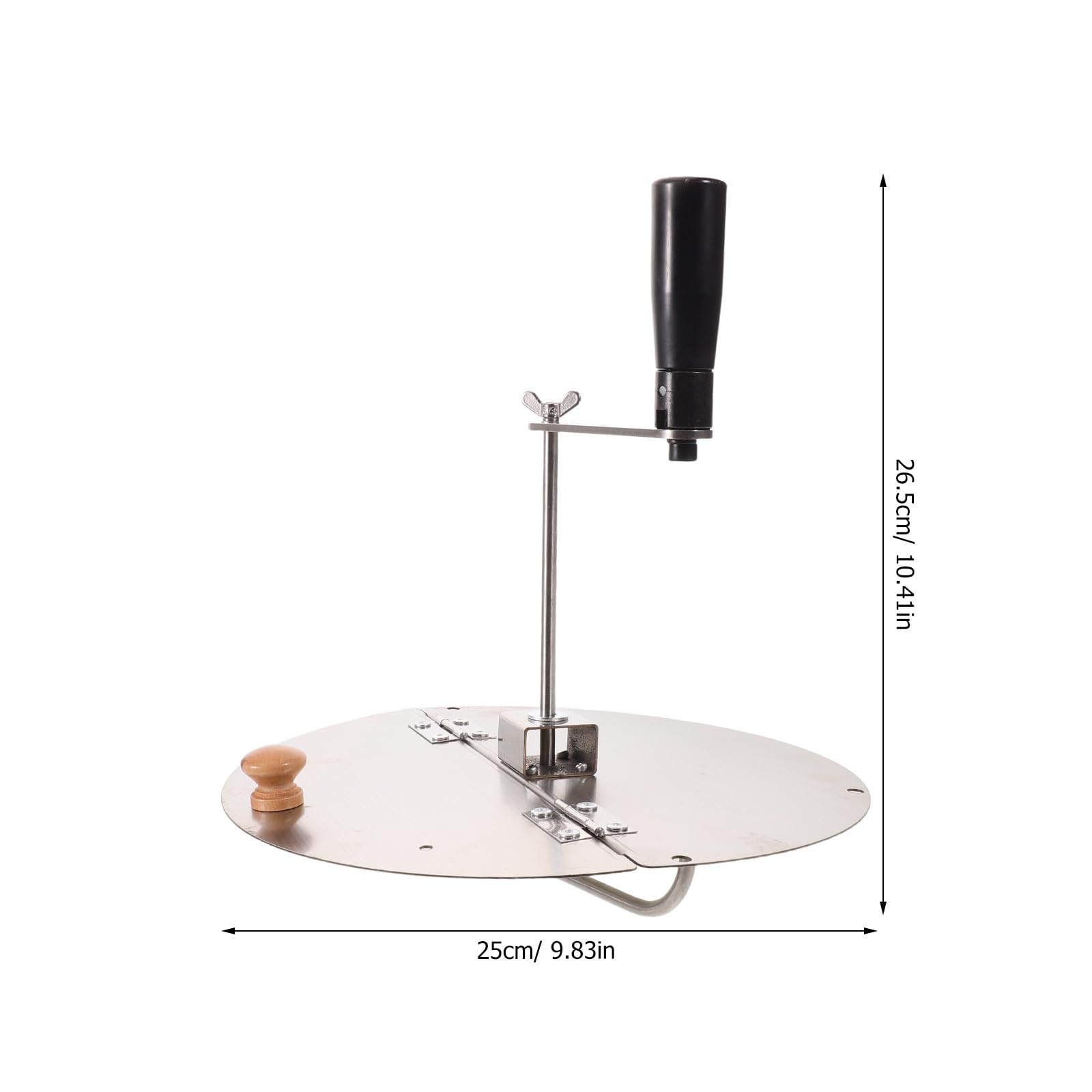 Tapa de Olla para Máquina de Palomitas de Maíz, 22cm, Plata