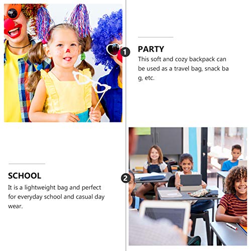 Mochila infantil de pelúcia com panda Valicclud para estudantes, bolsa de ombro para viagem, acampam