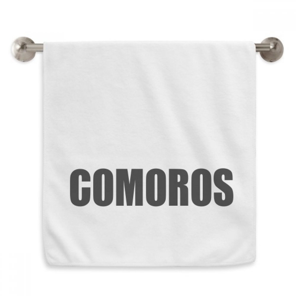 Serviette blanche Comores 13X29 pouces essuie-mains et visage