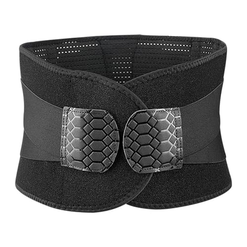 FHGSPQWM Cinturón lumbar ergonómico con estabilizadores de aluminio, soporte de espalda elástico ajustable para gimnasio, entrenamientos, deportes, entrenamiento, cinturón de cintura para espalda baja