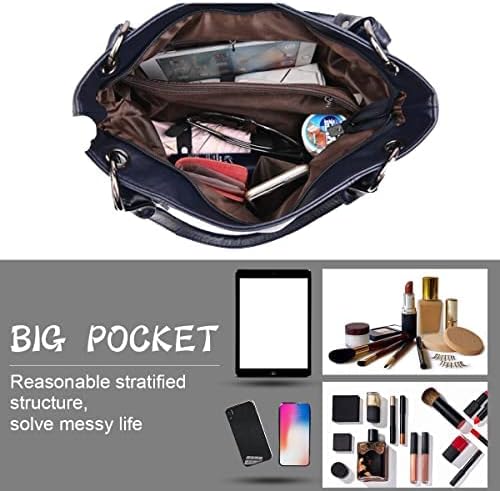 Leathario Women Leather Purse Hobo Handbag Tote Top-handle bag For Women Crossbody Bag Satchel Shoulder Bag image 5
