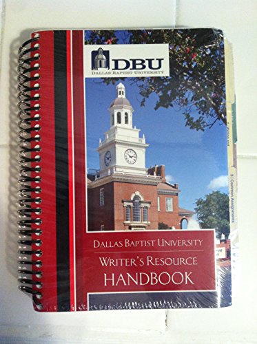Dallas Baptist University Writer's Resource Han... 0077685490 Book Cover