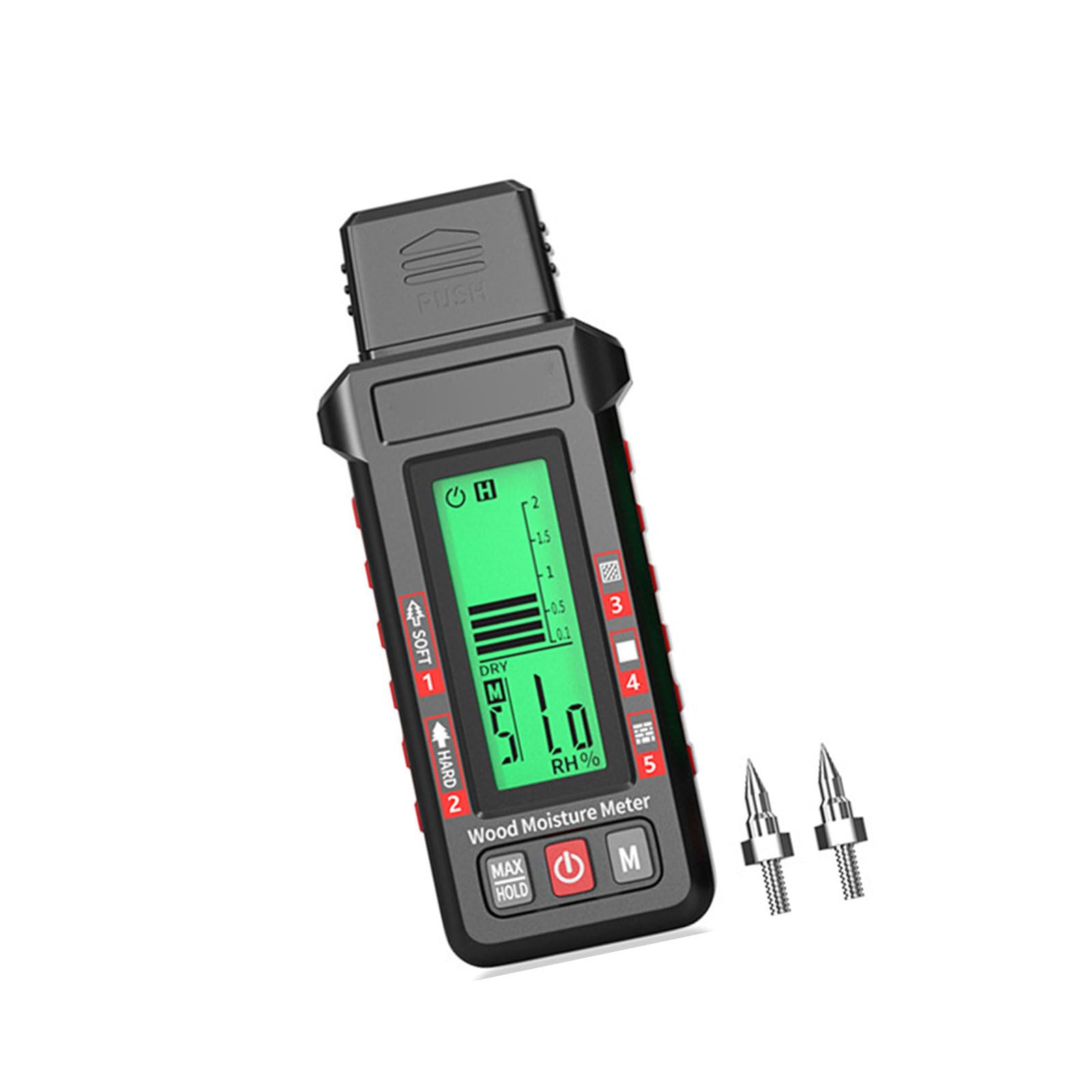 Analyzers for Timbers and Concrete Featuring Lightweight Design and Easy Operate Professional Tester Wood Moistures Meter Wood Water Content Measure