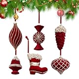 Ornamente mit Kugeln – Ornamente mit Kugeln für den Weihnachtsbaum, 8 Stück saisonale Dekoration | Ornament für Weihnachtsveranda – für Partys im Innenbereich, Umhang, Veranda, Ghir