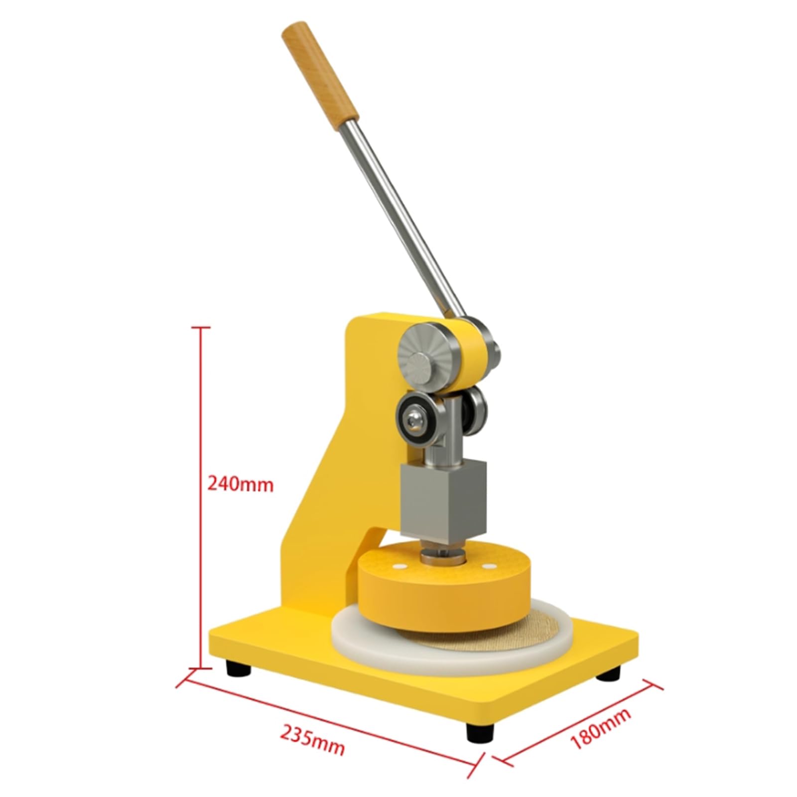 Coltello manuale per campionamento tessuto, taglierina per tappeti tessili con disco da 100 mq per pelle, carta e stoffa, strumento rotondo per campioni a pressione manuale per taglio di precisione