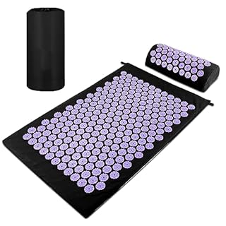 Pranamat Set Esterillas Grande Pequeña Almohada Acupresión,