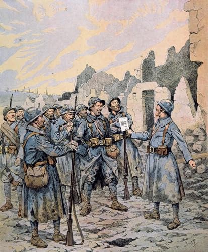 Art Mural Mutinerie dans l'armée française Grand Format Pour Salon