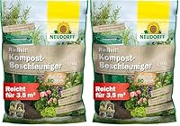 Neudorff Radivit Kompost-Beschleuniger – Bio Schnellkomposter zersetzt Kompostabfälle mit Sofort- & Langzeitwirkung. Kompoststarter für 3,5 m³, 1,75 kg (Packung mit 2)
