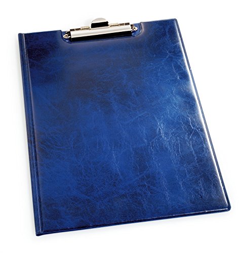Durable 235506 - Cartella portablocco, con banda ferma-blocco e ampia tasca interna per fogli sfusi, f.to A4, azzurro, 1 pezzo