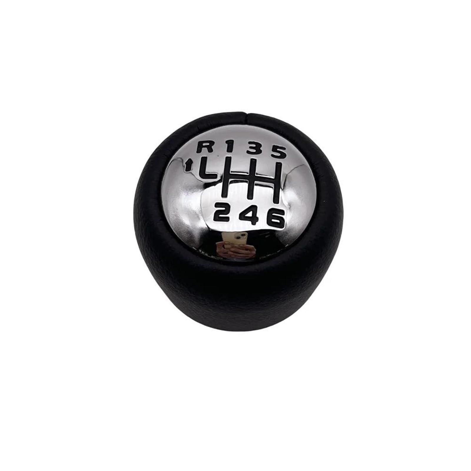 Qmtvfsrh One Color Car Gear Shift Knob For Peugeot 508 2010-2018 2403Gy 6 Speed Black Gear Shift Knob Shifter Stick Gaiter