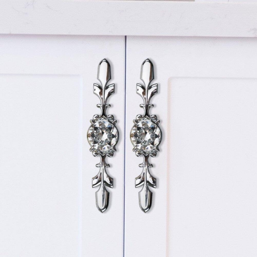Danlai Luxury Crystal Handles Shoebox Cabinet Handles Closet Door Drawer Knobs Wardrobe Pulls Pullers Furniture Handle