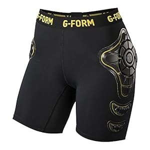 G-Form Pro-X Kompressionsshorts Damen Schwarz/Gelb