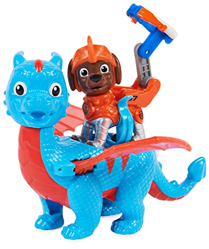 Spin Master 6063597 Paw Patrol Rescue Knights Zuma And Dragon Ruby Action Figures, Set Of 2 #TOP2