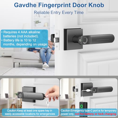 Serrure de porte à empreintes pour sécuriser votre bureau à la maison simplement