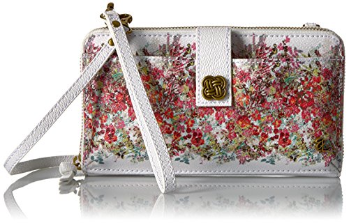 Elliott Lucca Theo Large Smartphone Crossbody, White Bouquet