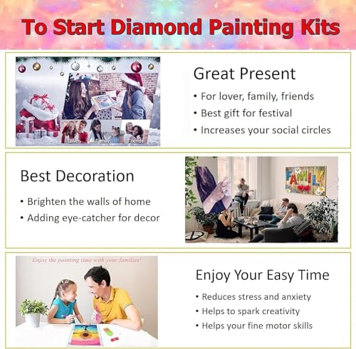 Broderie Diamant painting grand format 5D DIY point de croix loisirs créatifs
