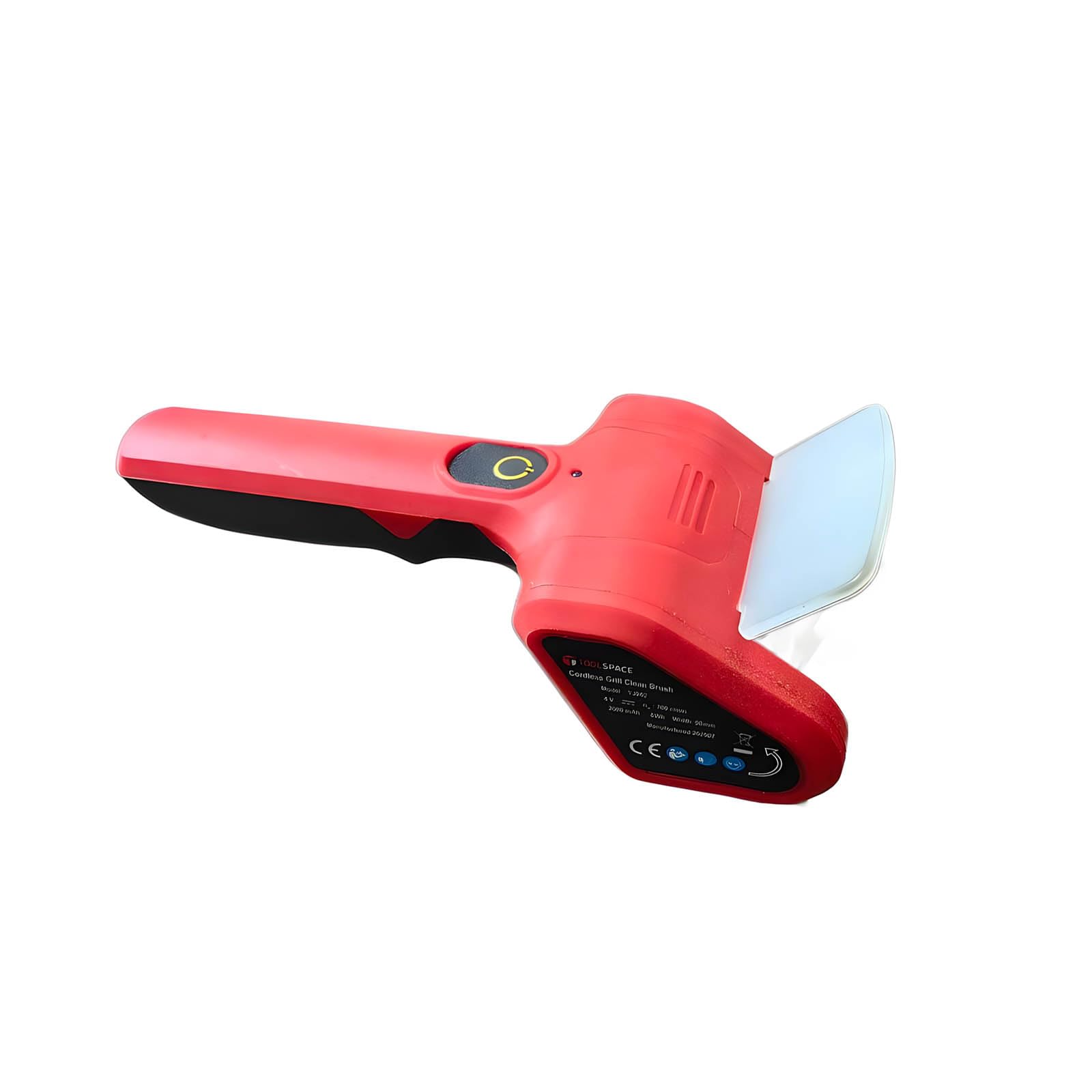 MALSSE Mobile Electric BBQ Brush with Untarnished Collector, Ergonomic Design & Rechargeable Detachable Tool Rechargeable Electric Barbecue Brush