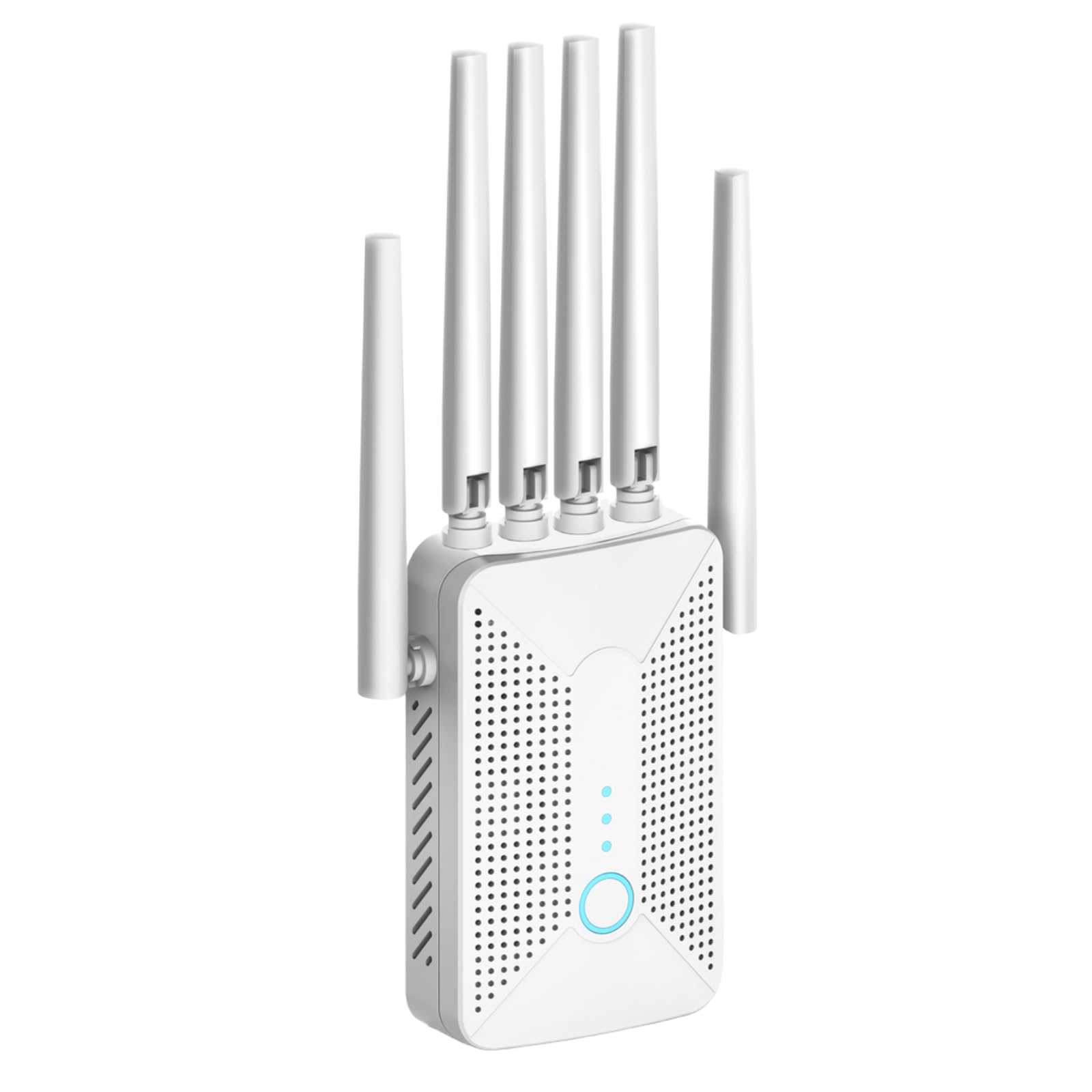 Ripetitore WiFi Potente con 6 Antenne ad Alto Guadagno  Amplificatore WiFi per Casa con Copertura fino a 250m²  WiFi Extender con Porta RJ45 e WPS - Installazione Facile